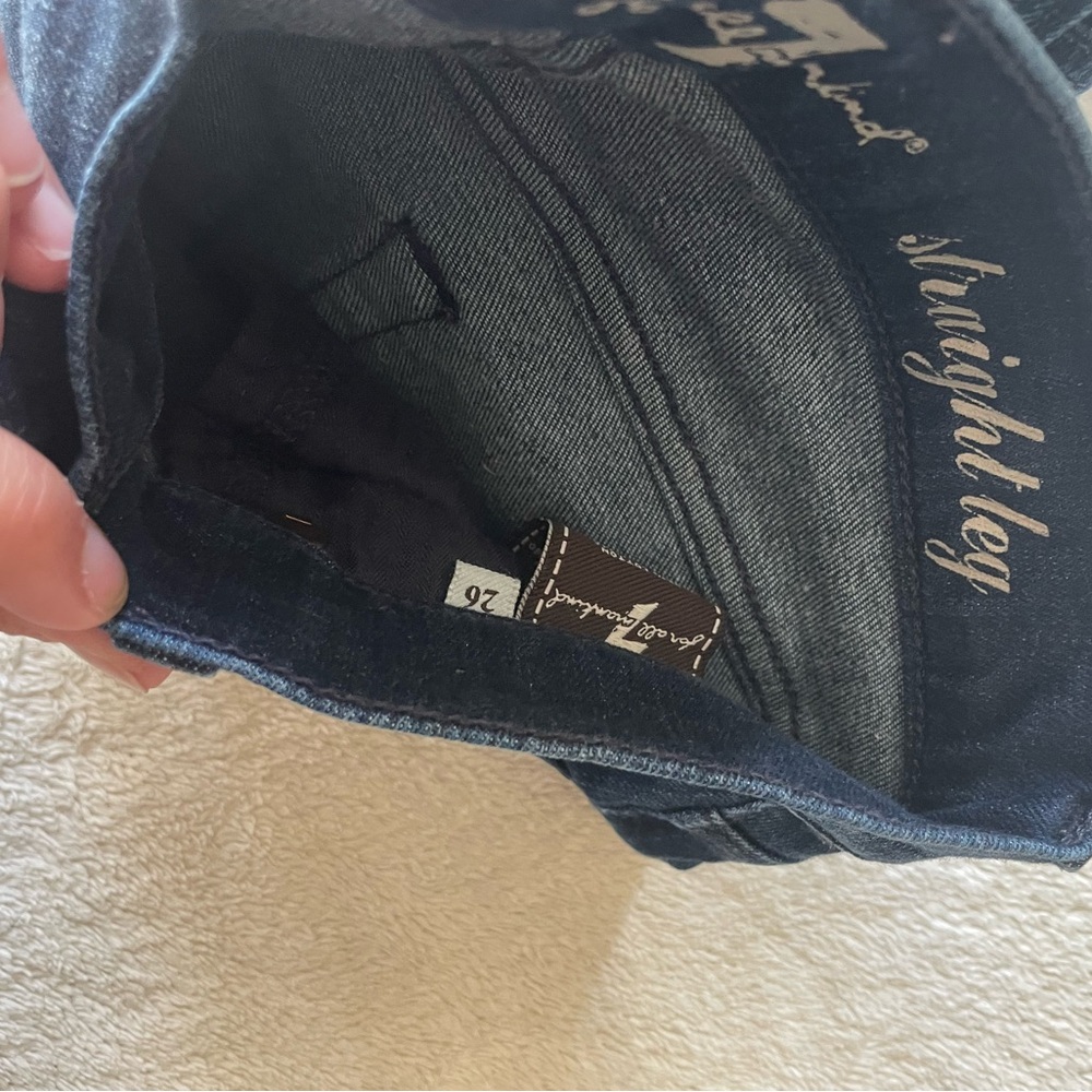 • classic 7 for all mankind straight leg CALIE jeans • - Picture 5 of 9